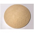 Hand tufted Flower of Life Rug natural-coloured » Living Designs