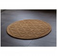 Hand tufted Flower of Life Rug cinnamon mixed » Living Designs