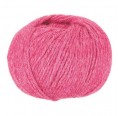 Baby Alpaca-Soft knit crochet yarn, 50g Raspberry-Cream | Apu Kuntur