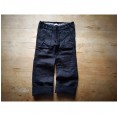 Hemp Canvas Trousers for girls & boys, anthracite | Ulalue