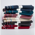 Set of 8 Linen plain Table Napkins, various colours » nahtur-design