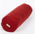 Organic Neck Roll Pillow & Loden Pillowcase red » nahtur-design