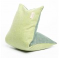 Reversible Organic Travel Pillow Moss/Dark Green » nahtur-design