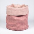 Organic Linen Basket Rose » nahtur-design