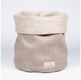 Organic Linen Basket Browm » nahtur-design