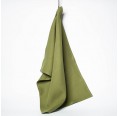 Pure Linen Tea Towels in bold Colours, Moss