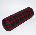 Organic Neck Roll Pillow & Loden Pillowcase checked » nahtur-design