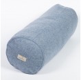 Organic Neck Roll Pillow – Fill with Woll Beads & Loden Pillowslip – Light Blue