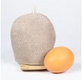 Egg Cosy Organic Linen light brown » nahtur-design