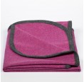 Leichte Wolldecke pink Merinoloden » nahtur-design