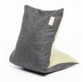 Reversible Organic Travel Pillow Anthracite/Moss » nahtur-design