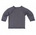 JaPu Sweater, stone grey Terrycloth Organic Wool/Silk | Reiff