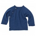 JaPu Sweater, navy Terrycloth Organic Wool/Silk | Reiff