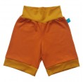 Organic Pull-On Shorts for children orange/yellow | bingabonga