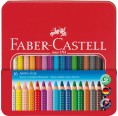 Faber-Castell Jumbo Grip Crayon 16 pcs. metall case