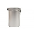 Tindobo round Coffee Can & Food Storage Container Bean Edition 500 silver