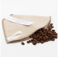 Reusable Organic Linen Coffee Filter natural for filter holders » nahtur-design