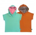 Kids Hoodie T-Shirt ringlet hood organic cotton | bingabonga