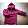 Pullover Windbreaker Rain Jacket berry, EtaProof Eco Cotton | Ulalue