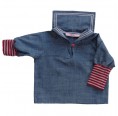 Kids Sailor Shirt, Jeans, GOTS organic cotton | Ulalue