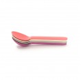 Colourful spoon set for kids of bamboo | Biobu