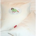 Organic pillow case dreamy parrot 40x40 cm | iaio