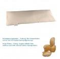 Knee pillow with organic millet hulls + natural rubber | speltex