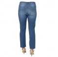 Women Fringe Hem Slim Fit Jeans, Organic Cotton | bloomers