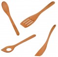 Eco-friendly Cooking Spoons & Turner Cherry Wood | Biodora