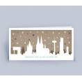 Eco Christmas Card Cologne in the Snow | eco-cards