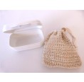 Sustainable Body Care Travel Kit with sisal soap sachet