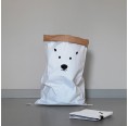 Storage Paper Bag Polar Bear made of waste paper | kolor