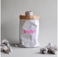 Recycled paper bag for collecting waste paper | kolor