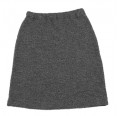 Organic Wool Skirt – Crepe Full Skirt Stone | Reiff