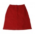 Organic Wool Skirt – Crepe Full Skirt Ruby | Reiff