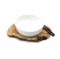 Serving Bowl with Olive Wood Tray rustic » D.O.M.