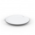 Dessert plate with bite, 2-part, white | 58Products