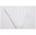 10 transparent straight glass drinking straws, 21 cm, bevelled end | Greenpicks