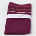 Linen Napkins Set of 4 Violet + red shade embroidering » nahtur-design