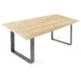 lignaro. upcycled plank wood table with magnetic legs 1