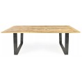 lignaro. upcycled wooden table with magnetic legs 1 - plank patina 1