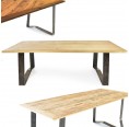 Upcycled wooden table lignaro with design magnetic legs 2 | reditum