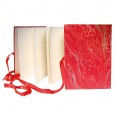 Eco Scrapbook Marbled Paper Red-Silver-Gold | Sundara Paper Art