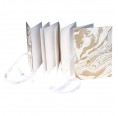 Eco Scrapbook Marbled Paper White-Gold | Sundara Paper Art