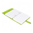 Ecowings Luxury ring file Notebook, vegan leather cover green