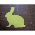 Bunny Sew-on Patch - Organic Cotton Yellow » Ulalue