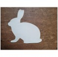 Bunny Sew-on Patch - Organic Cotton natural left » Ulalue