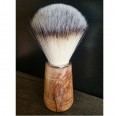 Shave Brush with synthetic bristles & olive wood handle | D.O.M.