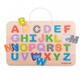EverEarth Magnetic Alphabet Puzzle & Drawing Board - FSC® wood