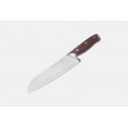 MY-BLADES Santoku Knife, rosewood handle